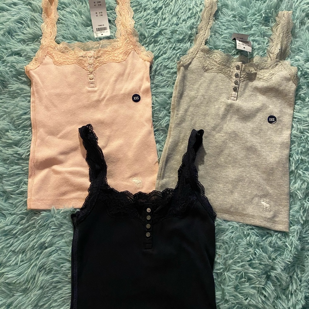Brand new Abercrombie tank tops. Extra extra small